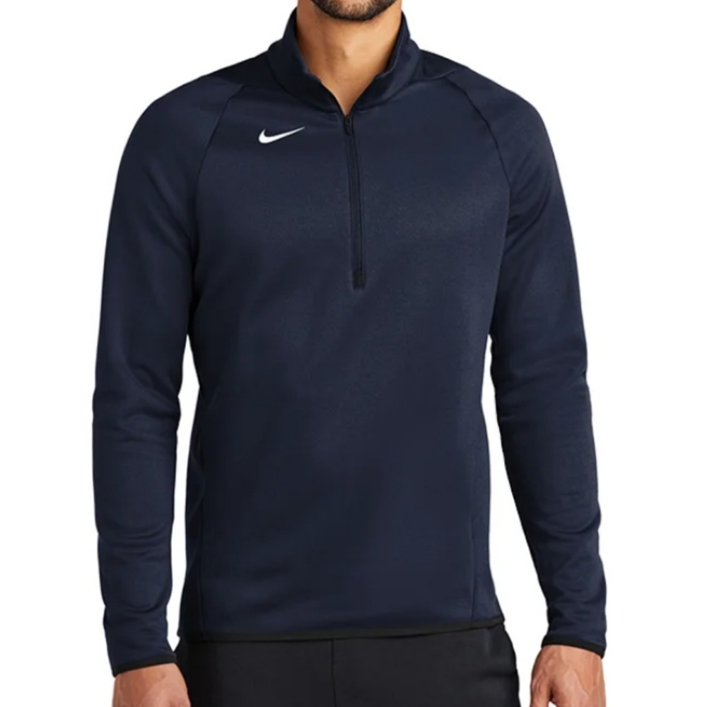 Mens nike dry fit fleece quarter zip sweater small new with tags